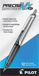 BOLIGRAFO PILOT V7 RT 0.7mm PUNTA FINA RETRACTABLE NEGRO DOCENA