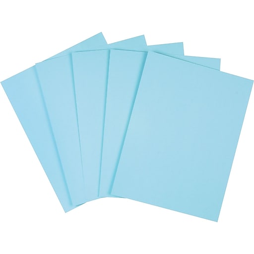PAPEL A COLOR CARTA AZUL 20 LIBRAS PAQ-100 HOJAS