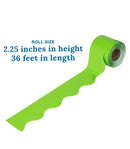 FRISOS EN ROLLO 2 1/4" X 36' VERDE LIMA CARSON DELLOSA
