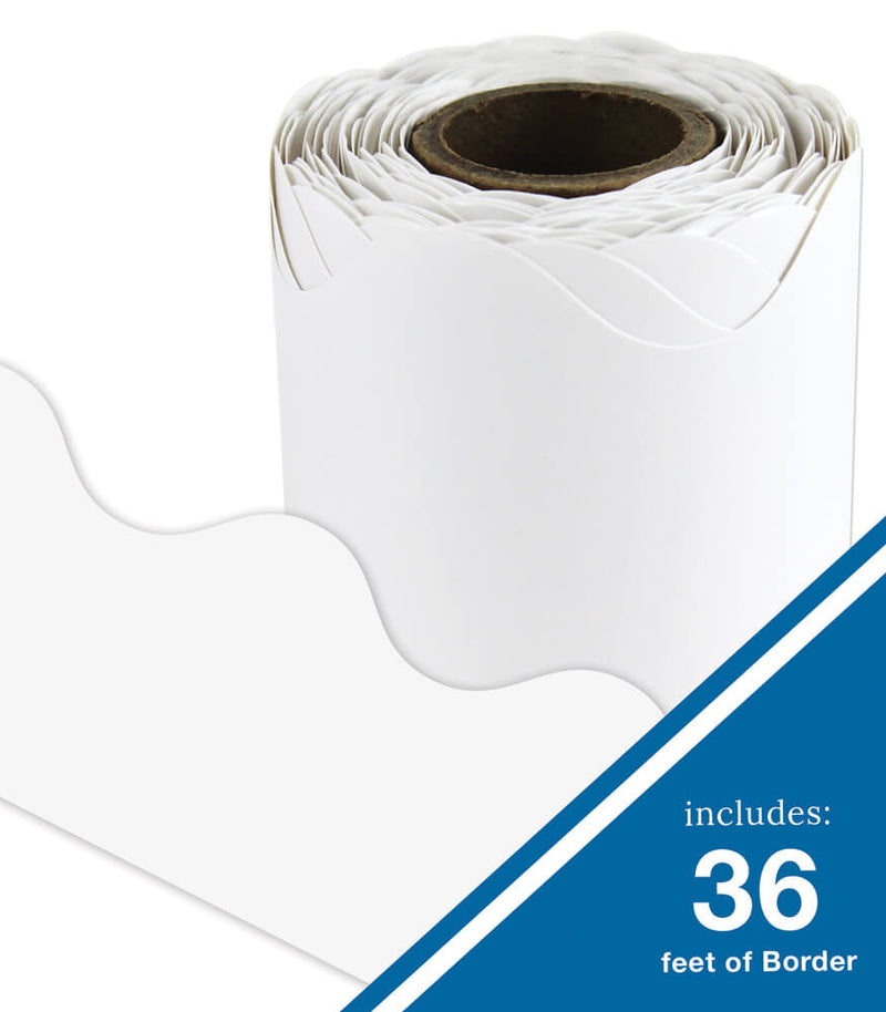 FRISOS EN ROLLO 2 1/4" X 36' BLANCO CARSON DELLOSA
