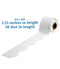 FRISOS EN ROLLO 2 1/4" X 36' BLANCO CARSON DELLOSA