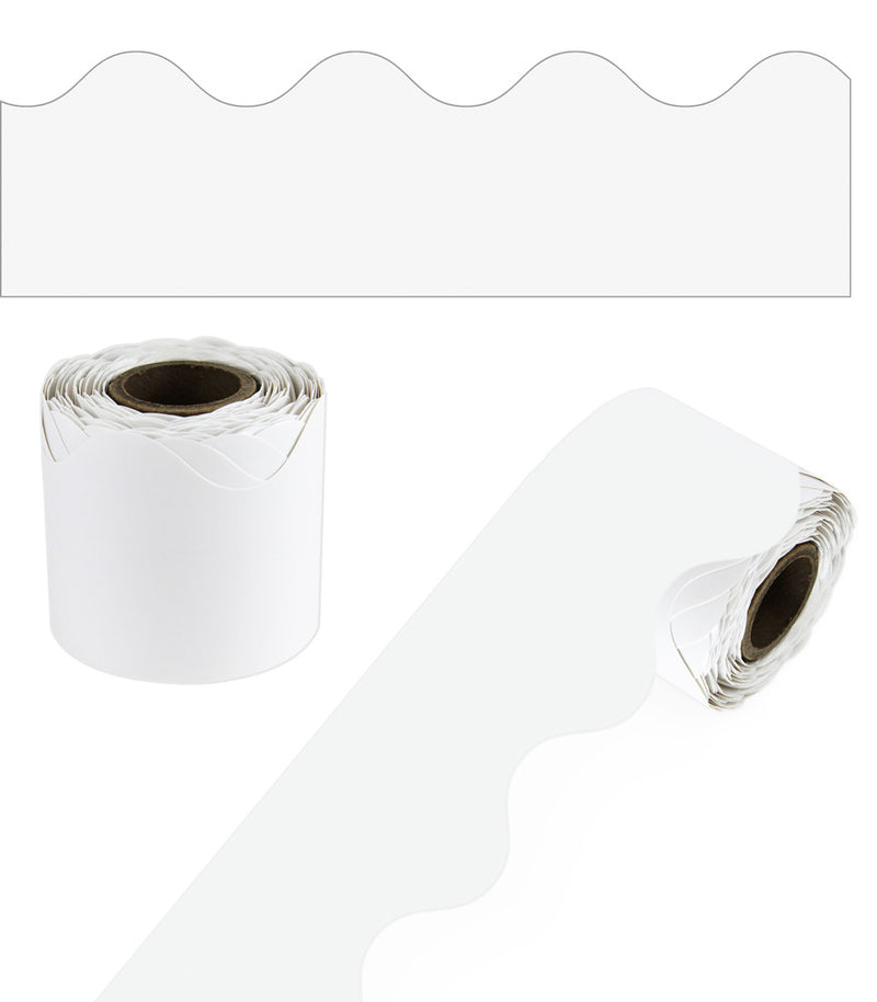 FRISOS EN ROLLO 2 1/4" X 36' BLANCO CARSON DELLOSA