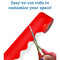 FRISOS EN ROLLO 2¼" X 65' ROJO CARSON DELLOSA