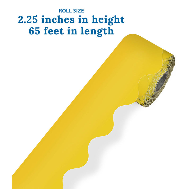 FRISOS EN ROLLO 2 1/4" X 65' AMARILLO CARSON DELLOSA