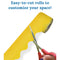 FRISOS EN ROLLO 2 1/4" X 65' AMARILLO CARSON DELLOSA
