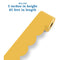 FRISOS EN ROLLO 3" X 65' GOLDENROD CARSON DELLOSA