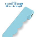 FRISOS EN ROLLO 3" X 65' SKY BLUE CARSON DELLOSA