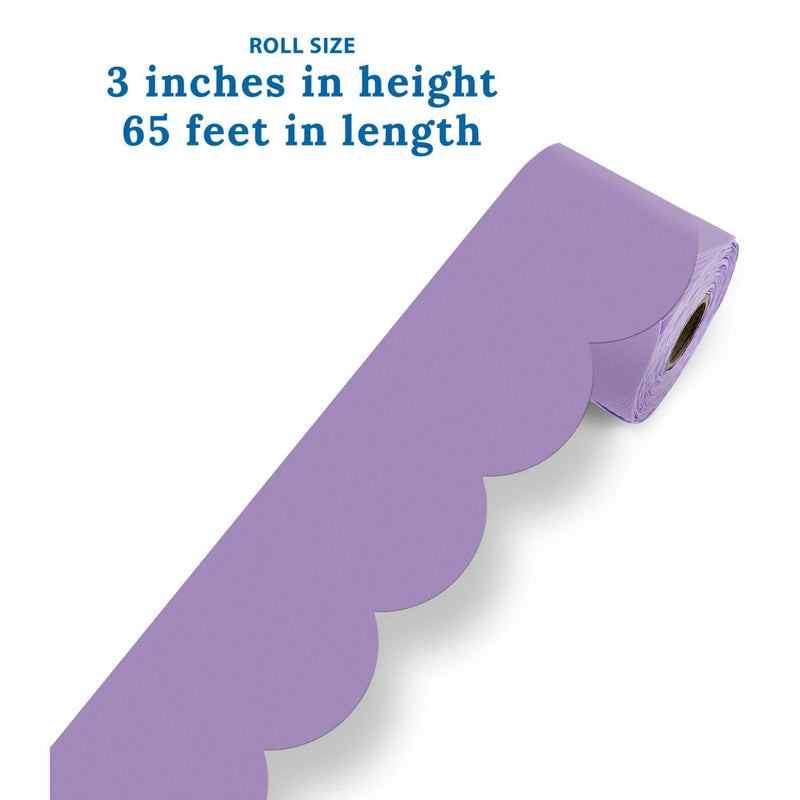 FRISOS EN ROLLO 3" X 65' LILAC CARSON DELLOSA