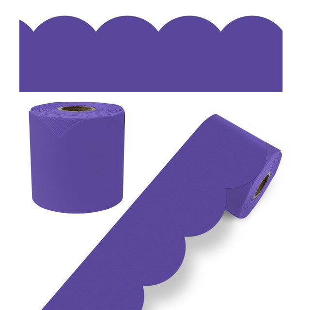 FRISOS EN ROLLO 3" X 65' DEEP PURPLE CARSON DELLOSA