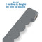 FRISOS EN ROLLO 3" X 65' STEEL GRAY CARSON DELLOSA