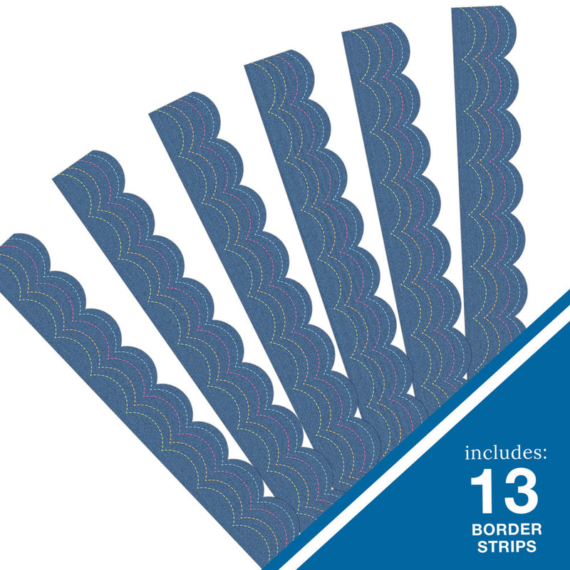 FRISOS BORDE ESCALPADO DENIM 39' CARSON DELLOSA