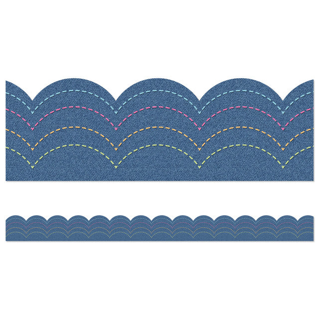FRISOS BORDE ESCALPADO DENIM 39' CARSON DELLOSA