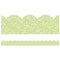FRISOS BORDE ESCALPADO LIGHT GREEN WITH DOTS 39' CARSON DELLOSA