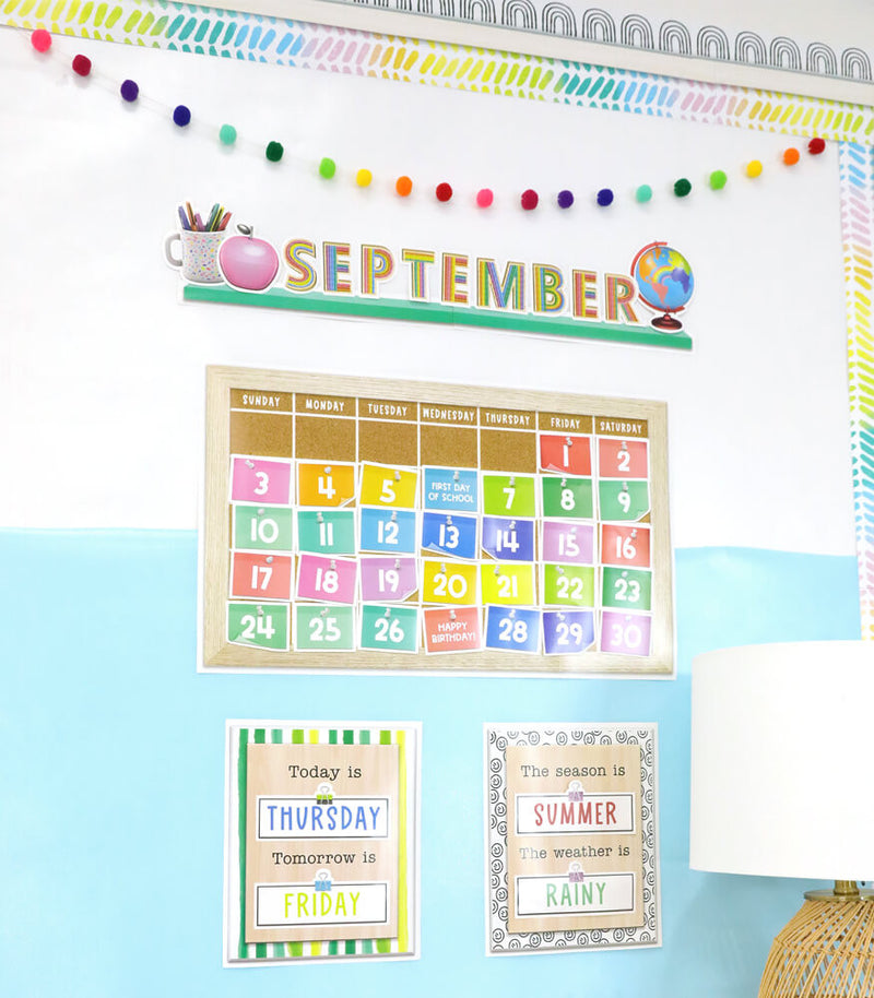 DECORACION CALENDARIO EN INGLES PAQ-118 CARSON DELLOSA