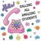 DECORACION HELLO! CALLING ALL AMAZING STUDENTS  SET DE 71 PIEZAS CARSON DELLOSA
