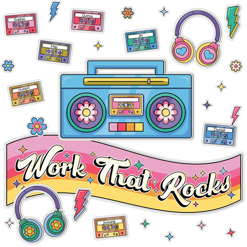 DECORACION WORK THAT ROCKS SET DE 79 PIEZAS CARSON DELLOSA