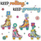 DECORACION KEEP ROLLING, KEEP GROWING SET DE 103 PIEZAS CARSON DELLOSA
