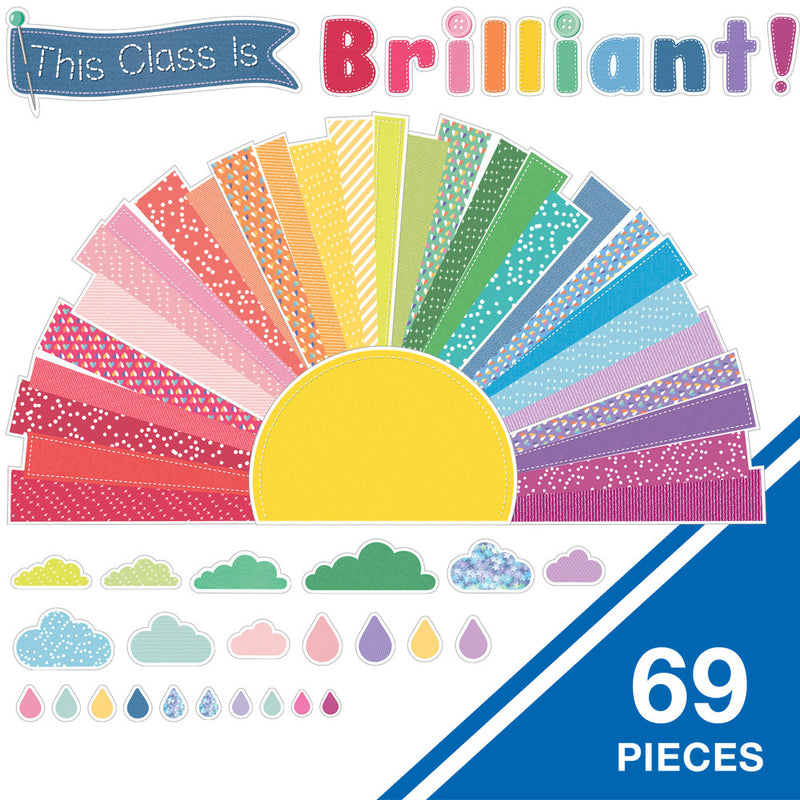 DECORACION THIS CLASS IS BRILLIANT! PAQ-69 PIEZAS CARSON DELLOSA