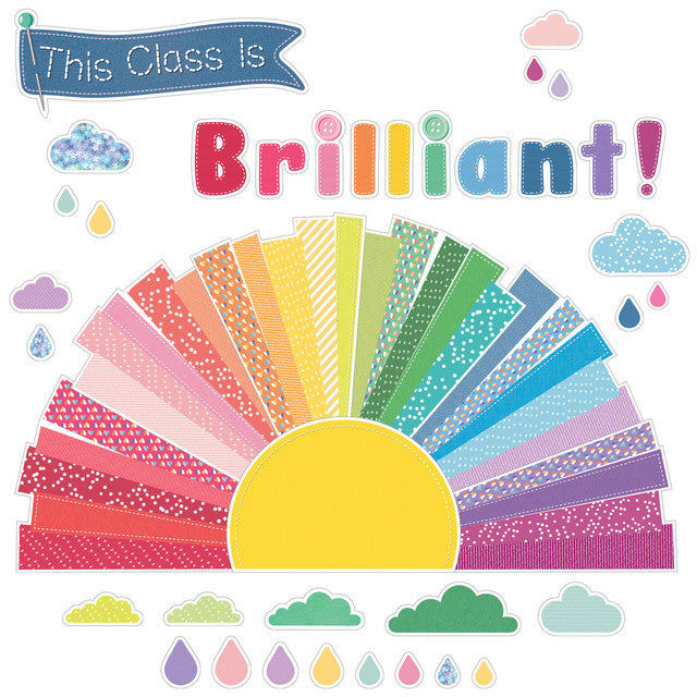 DECORACION THIS CLASS IS BRILLIANT! PAQ-69 PIEZAS CARSON DELLOSA