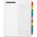 DIVISIONES DE CARPETA NUMEROS 1-31 A COLORES AVERY