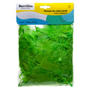 PLUMAS COLOR VERDE 18G BARRILITO