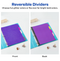 DIVISIONES DE CARPETA 5 TABS REVERSIBLES COLORES BRILLANTES AVERY