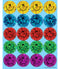 STICKER CARITAS SONRIENTES BRILLO PQ-80 CARSON DELLOSA
