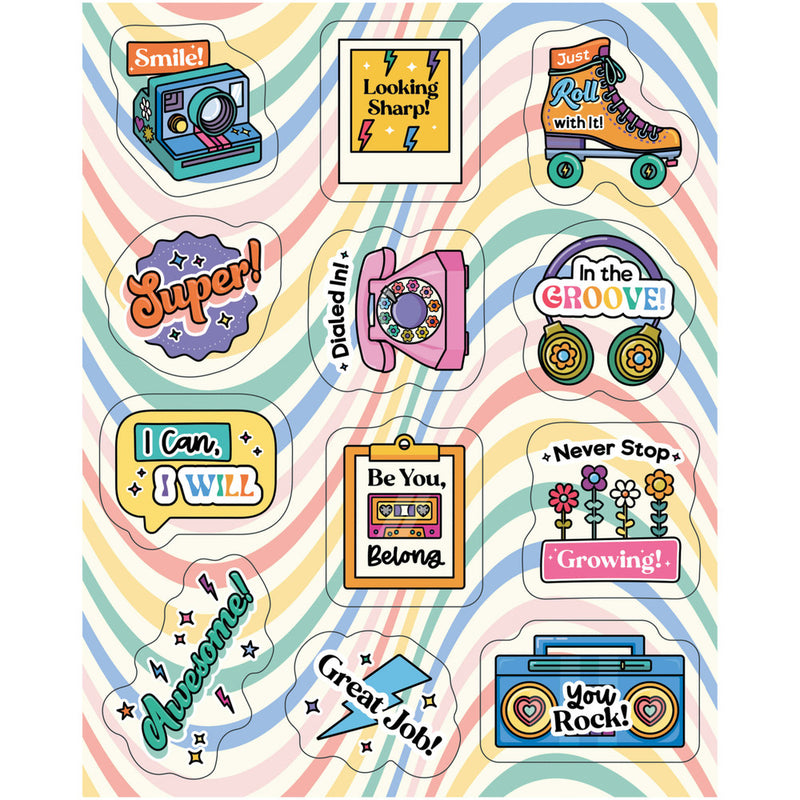 STICKER MOTIVADORES RETRO REMIX PQ-72 CARSON DELLOSA