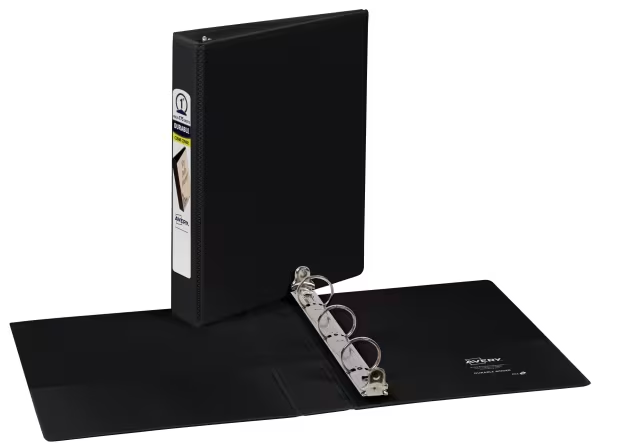 CARPETA DE 1" MINI NEGRA 8½" X 5½"AVERY