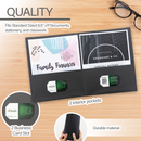 TWIN-POCKET FOLDER TAMAÑO CARTA CJ-25 COLORES SURTIDOS BAZIC