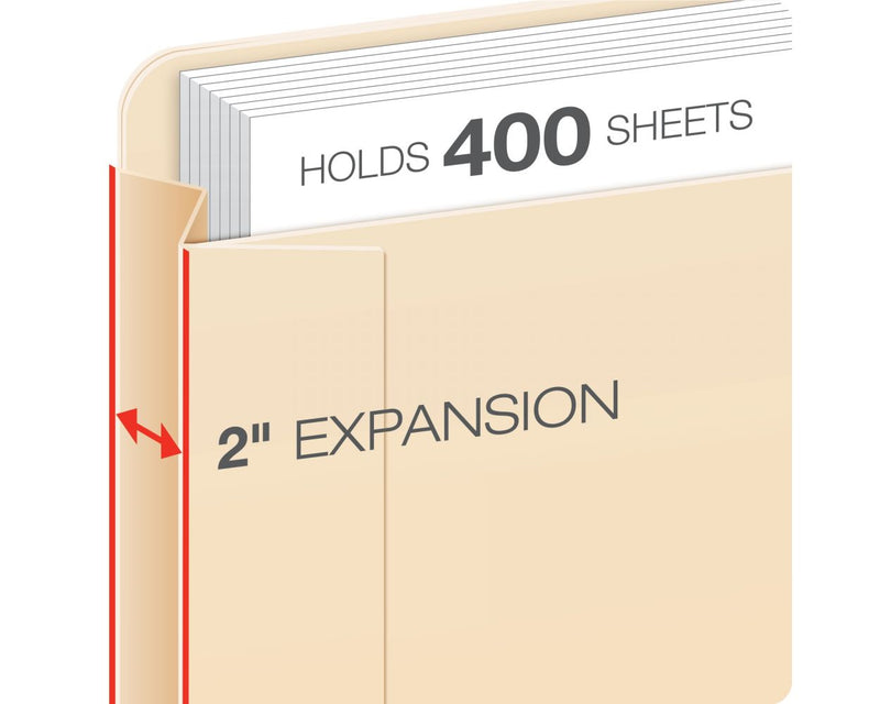 EXPANDING FILE JACKETS TAMAÑO CARTA CJ-200 DE TOPS