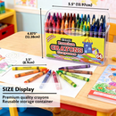CRAYOLA 64 COLORES EN CAJA DE PLASTICO CON SACAPUNTAS BAZIC
