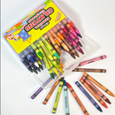 CRAYOLA 64 COLORES EN CAJA DE PLASTICO CON SACAPUNTAS BAZIC