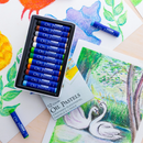 TIZA OIL PASTELS DE 12 COLORES BAZIC