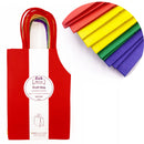 BOLSA DE PAPEL CON MANGOS DE  5" X 3" X 8" COLORES VARIADOS PQ-12