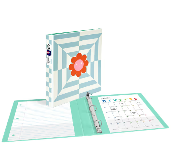 CARPETA DE 1" COLECCION FLOWER POWER AVERY