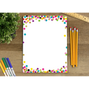 PAPEL CON BORDE DE DISEÑO CONFETTI PQ-50 TEACHER CREATED