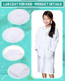 BATA DE LABORATORIO PARA NIÑOS MEDIUM