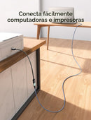 CABLE USB-A 3.0 EXTENSION DE 6FT DE ALTA CALIDAD