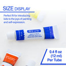PINTURA ACRILICA SET 8 COLORES EN TUBO 12ml/ea (0.4 OZ) BAZIC