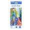 PINTURA ACRILICA SET 12 COLORES EN TUBO 12ml/ea (0.4 OZ) BAZIC