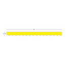 FRISOS BORDE ESCALPADO AMARILLO (YELLOW) 35' TEACHER CREATED
