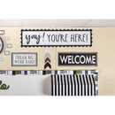 FRISOS BORDE ESCALPADO NEGRO (BLACK) 35' TEACHER CREATED