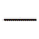 FRISOS BORDE ESCALPADO NEGRO CON PUNTOS MULTICOLOR 35' TEACHER CREATED