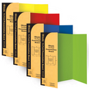 PRESENTATION BOARD EN CARTON TRI-FOLD COLORES SURTIDOS 36" X 48" BAZIC