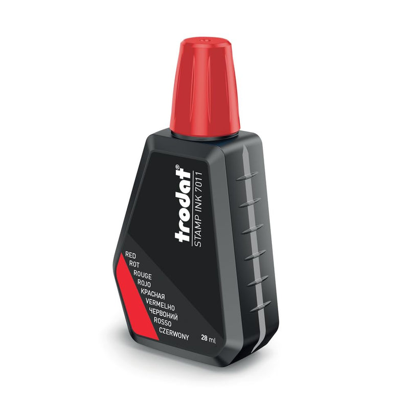 TINTA PARA PAD EN GOTERO ROJA DE 1 OZ. TRODAT