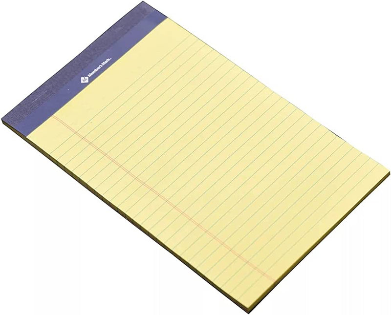 LIBRETA PAD TAMAÑO CARTA AMARILLA EA.