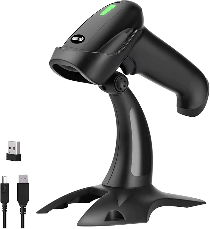 ESCANER DE CODIGOS DE BARRA INHALAMBRICO CON SOPORTE SYMCODE