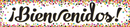 DECORACION BIENVENIDOS CONFETTI 8" x 39" TEACHER CREATED