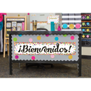 DECORACION BIENVENIDOS CONFETTI 8" x 39" TEACHER CREATED